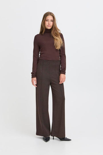 Jacquard Wide Leg Pants
